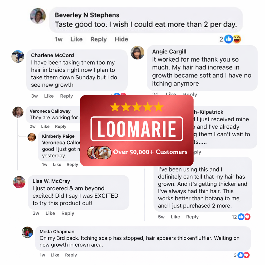 LOOMARIE - RRB Hair Growth Gummies