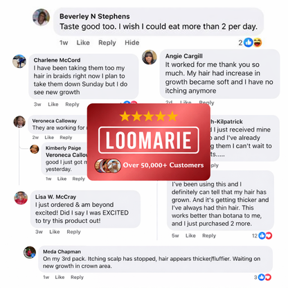 LOOMARIE - RRB Hair Growth Gummies